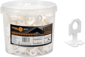 SYSTEM POZIOMOWANIA PŁYTEK 1mm KLIPSY 400 sztuk