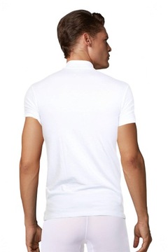 półgolf męski bawełniany S biały golf podkoszulek koszulka Doreanse 2730