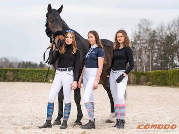 Носки для верховой езды, гольфы с ромбовидным узором