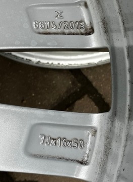 4× DISK HLINÍK VOLVO OE 31414276 7.0" X 16" 5X108 ET 50