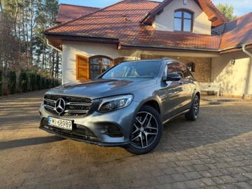 Mercedes GLC C253 SUV 2.1 220 d 170KM 2016 Mercedes-Benz GLC AMG Pakiet Bezwypadkowy SALON POLSKA 1-Wlasciciel Udok.