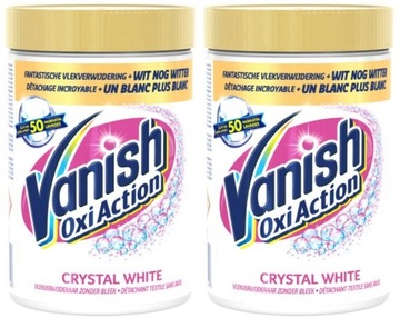 Vanish Oxi Action Crystal White Odplamiacz 2X600g