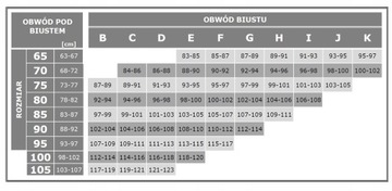 Biustonosz Vena usztywniany VB-11 Beżowy 70 K