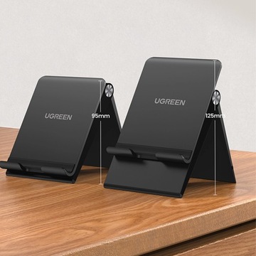 Подставка для телефона UGREEN LP247, регулируемая, 4,7-7,9 дюйма (черная)