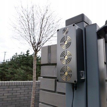 Odstraszacz gryzoni, kun i myszy KING-LED –ultradźwięki, LED, IP65, 3500 m²