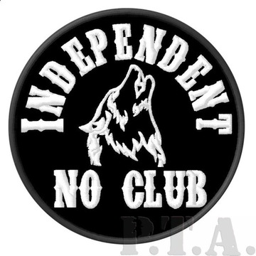 Independent No Club - naszywka termo - Niezależny