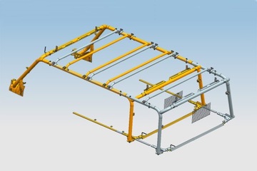 РАМА БАГАЖНИКА НА КРЫШУ JEEP WRANGLER JL 2018+ 2D