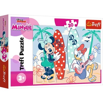 Puzzle Trefl Puzzle Disney 30 el. Kolorowa Minnie 30 elementów Puzzle