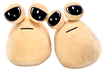 2X MASKOTKA POU PLUSZOWA ZABAWKA 22 CM Prezent Zabawka