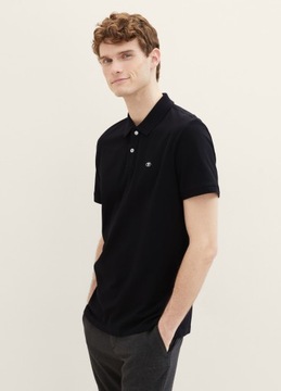 Tom Tailor Basic Polo Shirt - Black