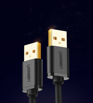 Кабель A-A 2.0 Кабель USB A — USB A 1 м ЗЕЛЕНЫЙ