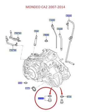 ПРОБКА СЛИВА МАСЛА КОРОБКИ ПЕРЕДАЧ MONDEO SMAX