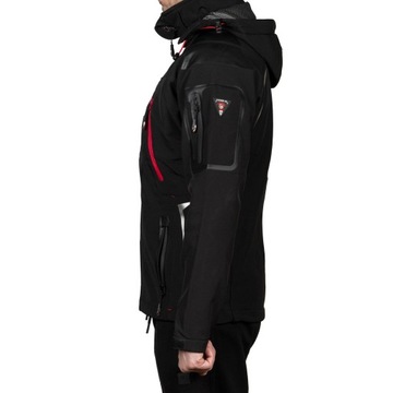 Kurtka Softshell Geographical Norway Techno WU6068-GN-BLACK CIEPŁA W GÓRY