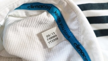 adidas CLIMACOOL KOSZULKA POLO SPORT BIAŁA LOGO XL