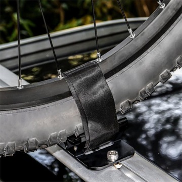 Bike Fork Lock Mount Racks Car Roof Rack Black