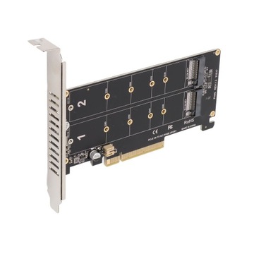 Карта адаптера NVME-PCIE X8 Dual 32 Гбит/с