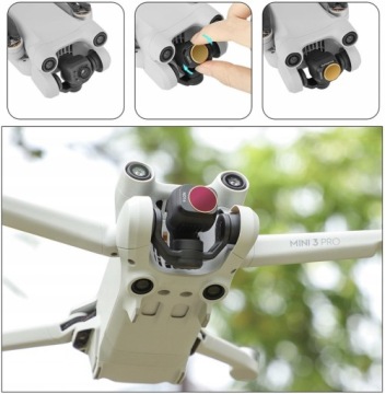 Фильтры ND4 + ND8 + ND16 + ND32 для DJI MINI 3 PRO