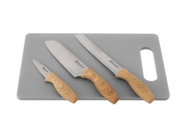 ZESTAW NOŻY OUTWELL CALDAS KNIFE SET BOARD