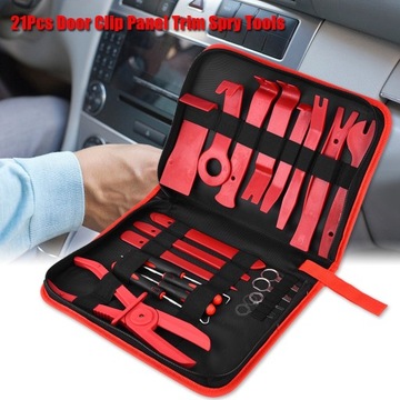 21 шт., стерео дверной зажим, инструмент для удаления обшивки панели, крепежный зажим, отвертка