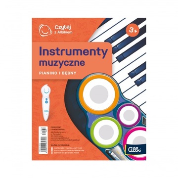 ALBI CZYTAJ Z ALBIKIEM INSTRUMENTY MUZYCZNE PIANINO I BĘBNY KSIĄŻKA PU2