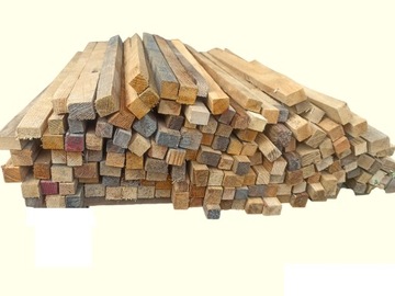 Paliki geodezyjne tyczka kołek 40cm 60szt rozpałka