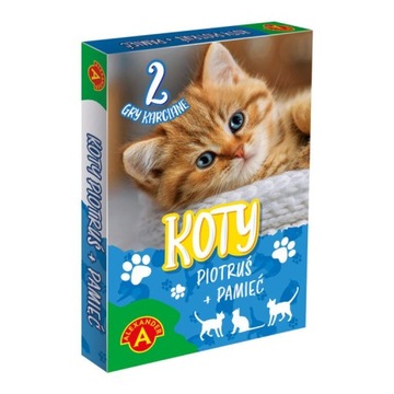 Karty Piotruś. Pamięć koty.