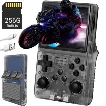 Přenosná Retro Herní Konzole R40S Vybavená Přenosnou Pamětí 256 Gb
