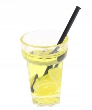 DRINK NAPÓJ ZE SŁOMKĄ DLA LALKI AKCESORIA