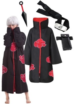 STRÓJ KOSTIUM ITACHI UCHIHA AKATSUKI NARUTO KUNAI COSPLAY ANIME 158/164