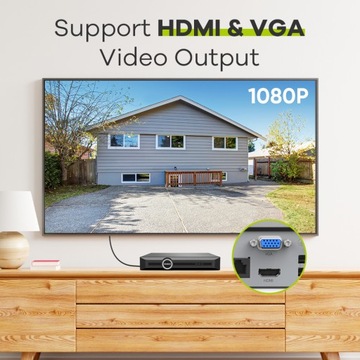 Sannce 5MP Night Vision Security Smart POE набор сетевых камер IP67 8pcs