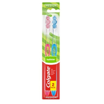 COLGATE Szczoteczka do zębów TWISTER średnia 2szt.
