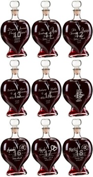 Графин с гравировкой на 50-летие свадьбы.