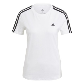 Koszulka damska Adidas Essentials Slim 3-Stripes GL0783 r.M