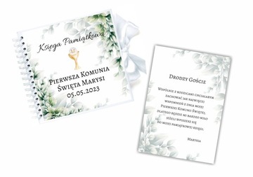 Pamiątkowa KSIĘGA GOŚCI Komunia Święta ALBUM na Komunię Świętą