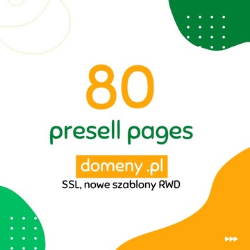 Dodanie do 80 Presell Pages Pozycjonowanie