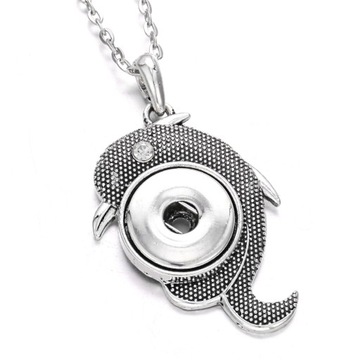 2022 New Snap Button Necklace Fit 18mm Metal Snap