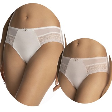 2xLAMA MAJTKI DAMSKIE WISKOZA FIGI BIKINI KORONKOWE ROZ. S