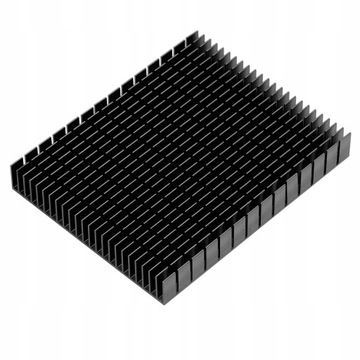ALUMINIOWY RADIATOR DO PCB WZMACNIACZA MOCY PROCESORA CZARNY