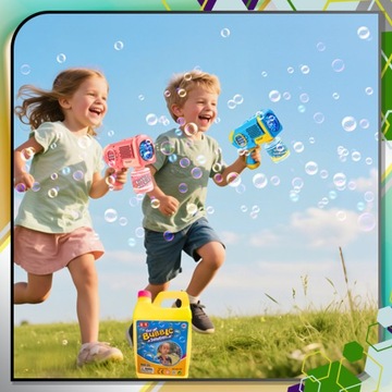 ЖИДКОСТЬ ДЛЯ БОЛЬШИХ И МАЛЕНЬКИХ МЫЛЬНЫХ ПУЗЫРЕЙ 2л МЕГА ЭФФЕКТИВНОСТЬ МНОГО ПУЗЫРЬКОВ