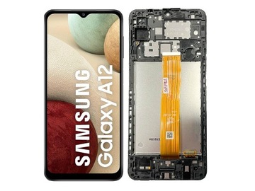 WYŚWIETLACZ LCD EKRAN SZYBKA DOTYK DO SAMSUNG GALAXY A12 SM-A125F RAMKA