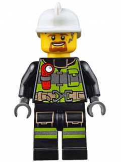 S6*LEGO CITY ФИГУРКА cty0669 ПОЖАРНЫЙ ОГНЕТУШИТЕЛЬ ПОЖАРНЫЙ БЛАСТЕР, НОВЫЙ