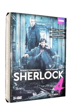 3xDVD - SHERLOCK - Seria 4 - folia lektor