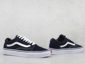 VANS OLD SKOOL BUTY TRAMPKI TENISÓWKI CZARNE SKATE