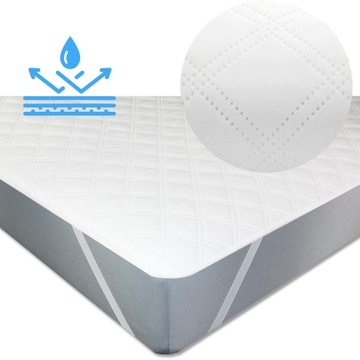 Wodoodporny Ochraniacz na Materac 160x200 Pikowany Polski Premium Gruby
