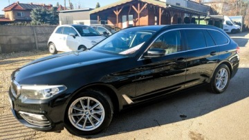 BMW Seria 5 G30-G31 Touring 520d 190KM 2018 BMW 520 190PS OPŁACONY Bezwypadkowy Automat, zdjęcie 4