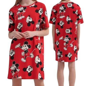 Piżama damska bawełniana letnia Mickey Mouse (koszula nocna) M