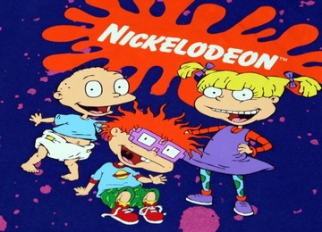 Nickelodeon Pełzaki Rugrats Bluza Tunika Sukienka z kapturem ciepła r. 1X