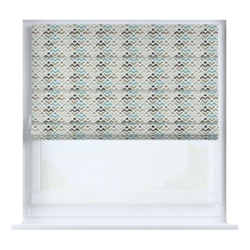 Римская штора Дуо, геометрический узор, 130х170