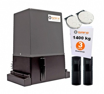 Mocny napęd automat bramy przesuwnej SAFE 1400kg