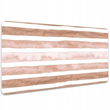 Podkładka ochronna Brązowe Paski DESKMAT 100x50 cm